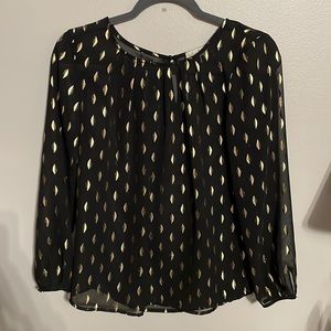 Maison Jules Sheer Black Top